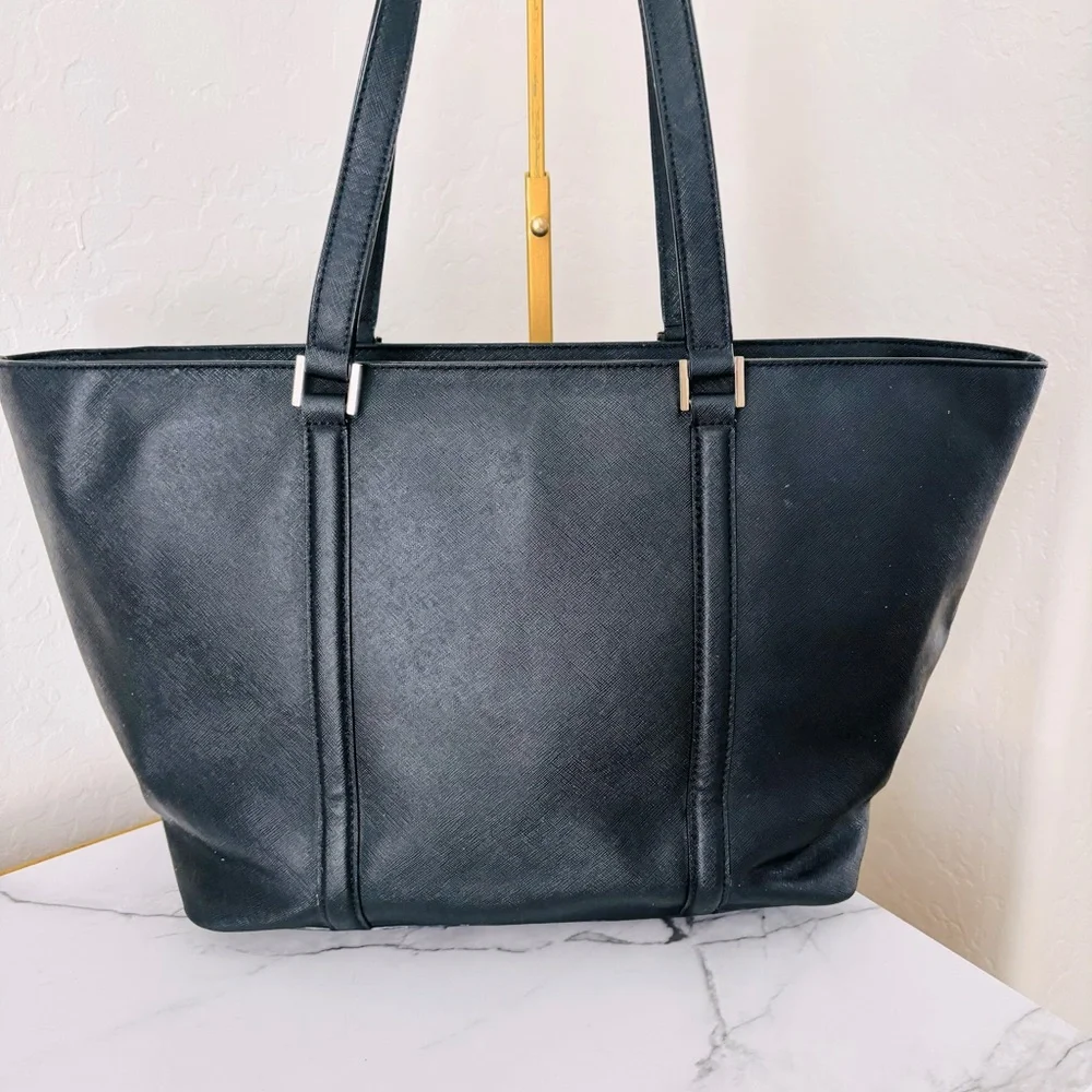 Kate Spade Black Saffiano Leather Tote Bag‎